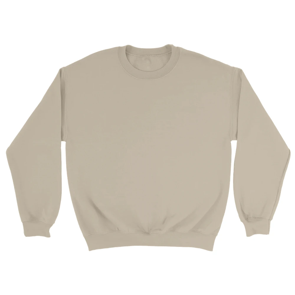 The front of the Sand crewneck
