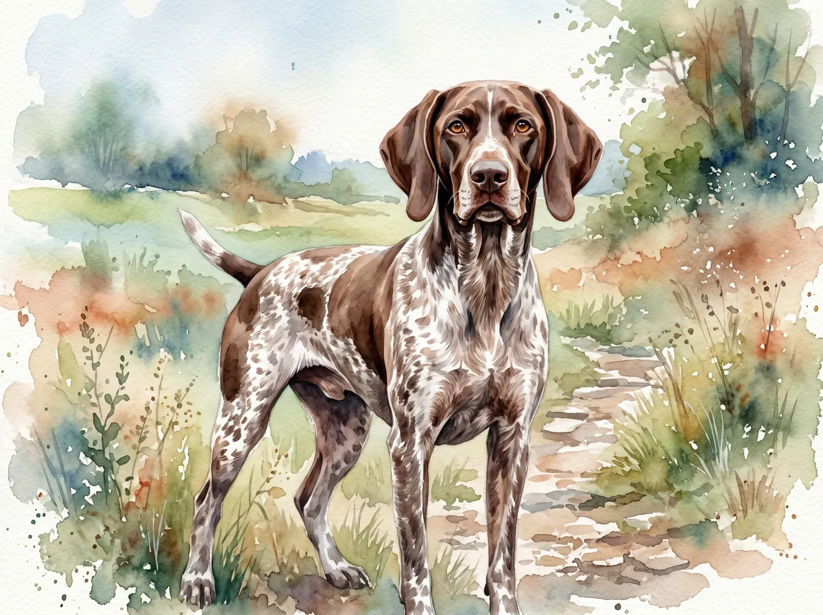 German Shorthaired Pointer calendar example