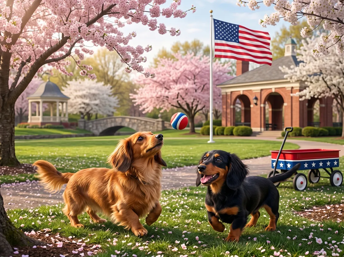 Thème de calendrier d’animal Américain pour la fête des Mères