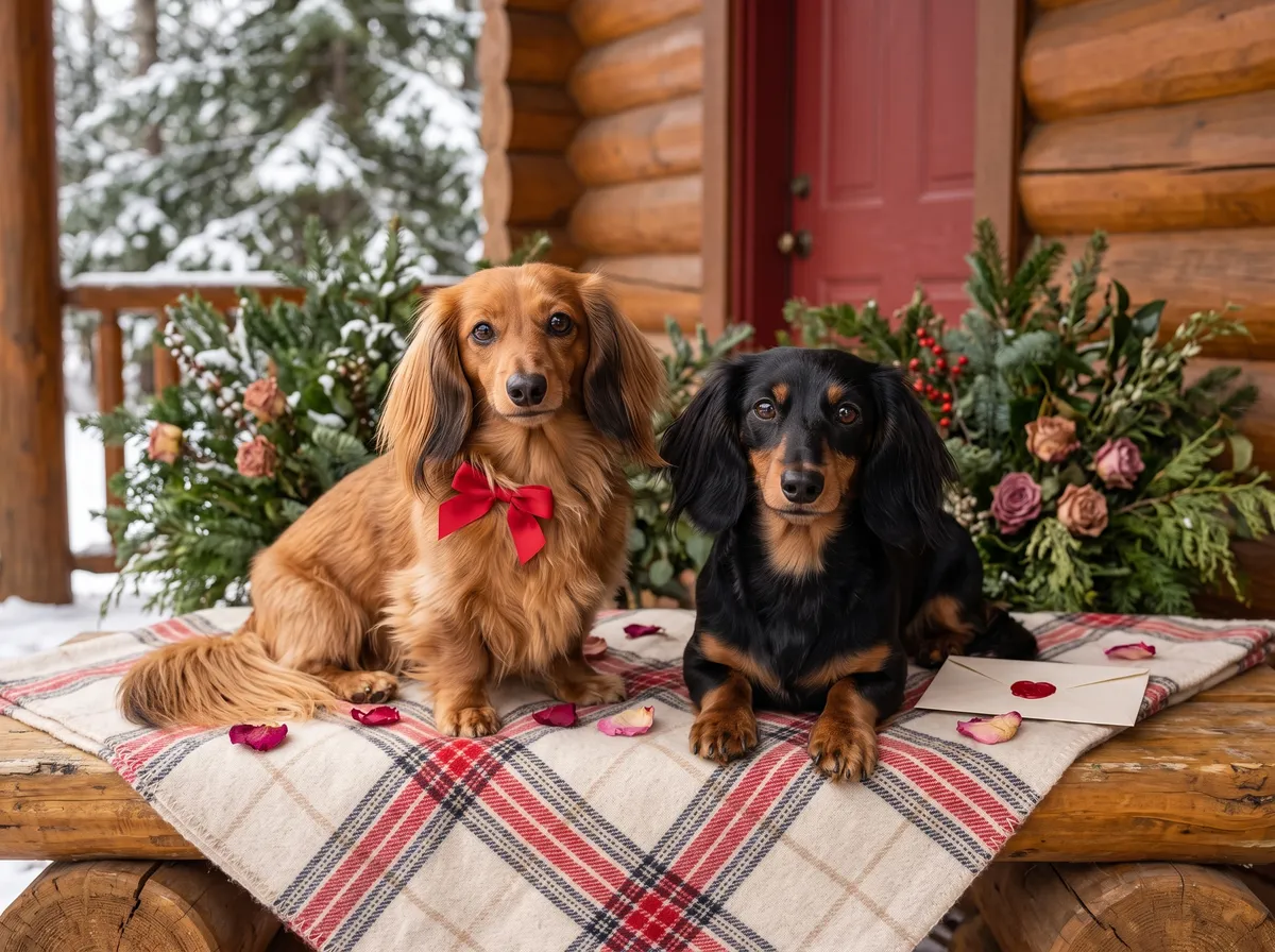February in the Picture Perfect example calendar, with Minnie and Nala