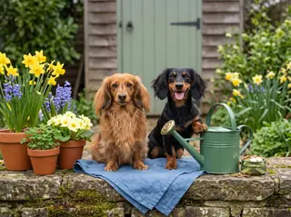 March in the Picture Perfect example calendar, with Minnie and Nala