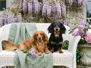 May in the Picture Perfect example calendar, with Minnie and Nala