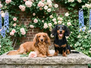 June in the Picture Perfect example calendar, with Minnie and Nala