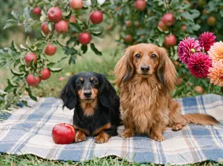 September in the Picture Perfect example calendar, with Minnie and Nala