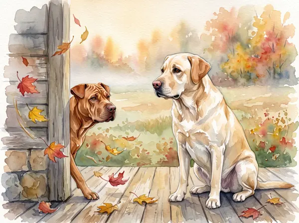 Page de Octobre du calendrier de Murphy et Bella