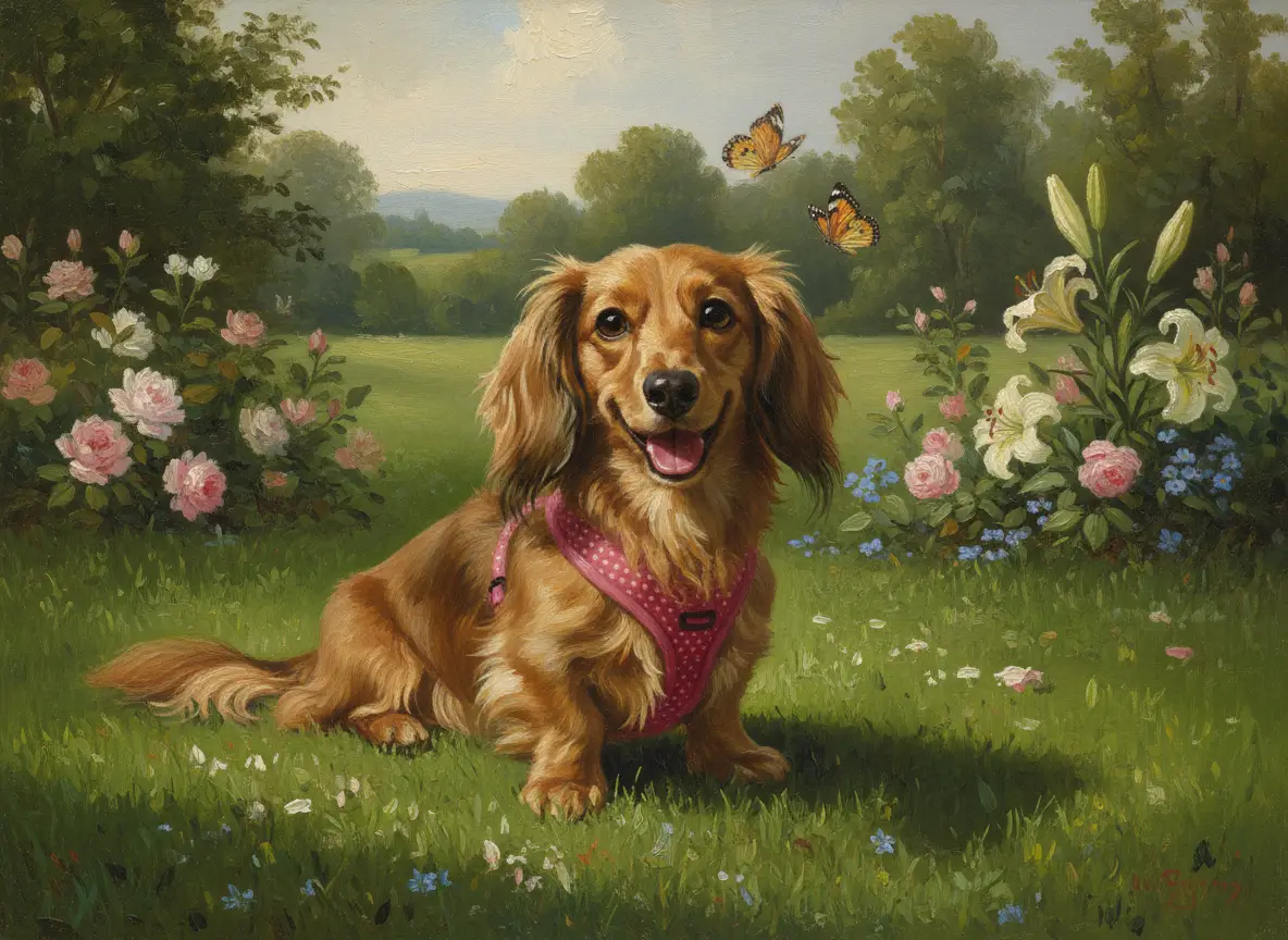 Oil Painting — Classic museum-style portraits